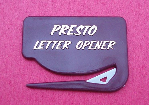 Presto Letter Opener - Maroon